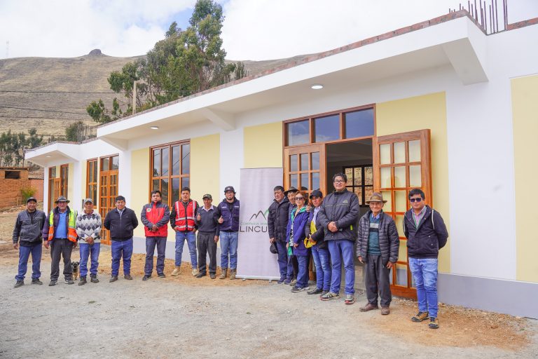 Lincuna culmina la construcción del Local Comunal de San Ildefonso de Llanqui