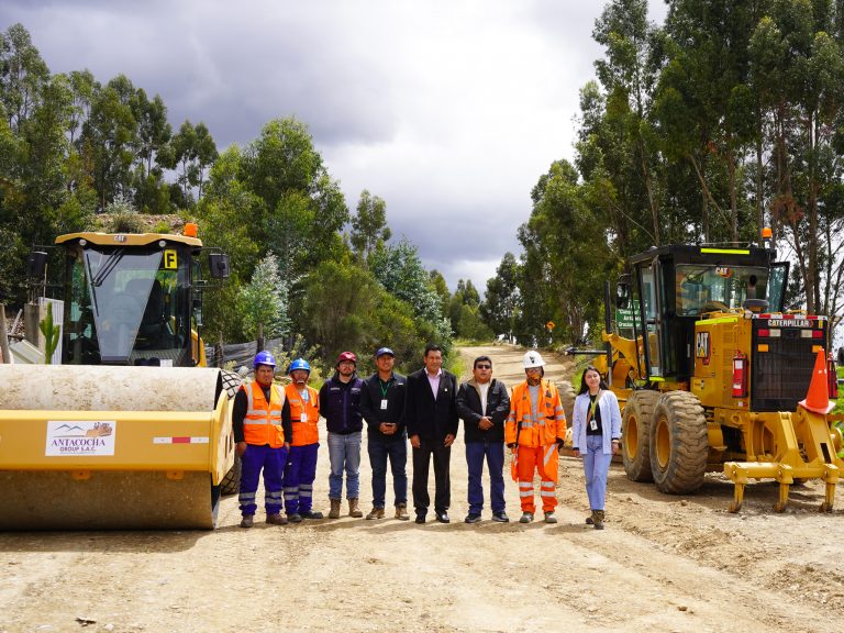 Iniciaron trabajos de mantenimiento de la vía Recuay – Aija para fortalecer la conectividad vial