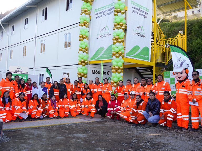 Lincuna inaugura nuevos módulos en campamento para fortalecer el bienestar de sus colaboradores