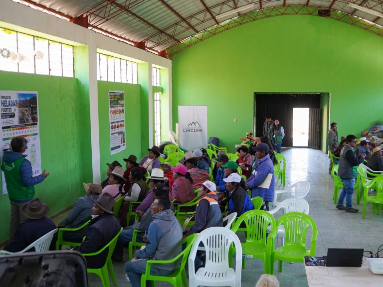 Lincuna capacita a los agricultores de Tian Ayllu para enfrentar las heladas y entrega insumos agrícolas 4 Lincuna-capacitacionagricolatianayllu-4